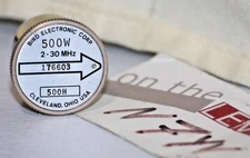 Bird 43 500H Wattmeter Element Slug 500W 2-30 MHz + GUARANTEED + SHIPPED FREE