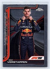 2025 Topps Chrome Formula 1 (F1) Max Verstappen Base #1 Oracle Red Bull Portrait