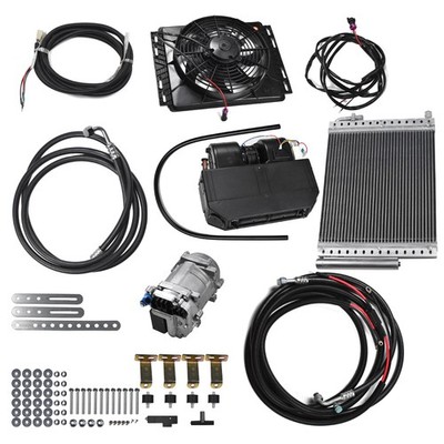 12V Electric Cool&Heat Universal Underdash Air Conditioner DC Auto Car A/C Kit.
