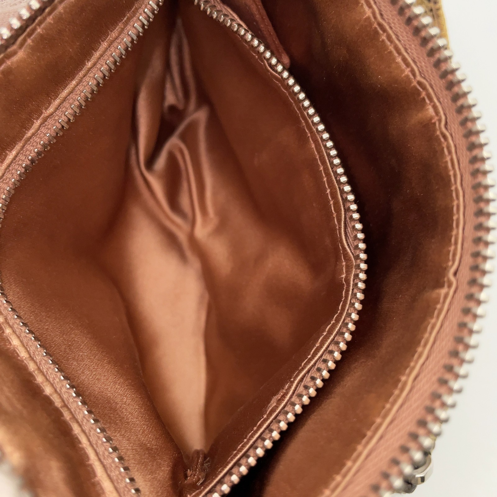 Auth Prada Flora Patch Satin Python Print Pink Mi… - image 21