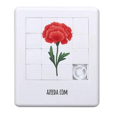 'Single Carnation Flower' Sliding Puzzle (PZ00035423)