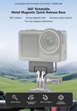 Magnetic Quick-Release Adapter Base For DJI Action 6/5 Pro/4/3 Action Camera
