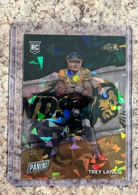 2021 Panini Fathers Day Trey Lance Cracked Ice /50. Super Rare SSP Rookie