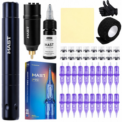 Mast Tour Air Kabellose Tattoo-Pen-Maschine   Mast Tattoo-Set