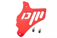 Ritzelabdeckung / Kettenschutz Alu Rot Doppler Minarelli AM6