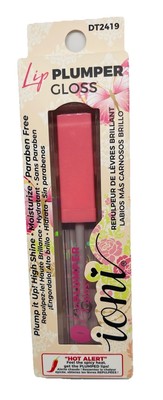 IONI  Hot Alert  Lip Plumper Gloss (Purie Clear) - NIB - Fast Ship + Gift !