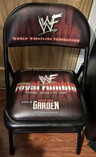 Official WWE WWF Royal Rumble MSG NYC Ringside Chair January 23 2000 Wrestling