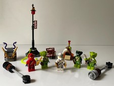 LEGO Genuine NINJAGO - Kai's Blade Cycle & Zane's Snowmobile Fig's & Parts 70667