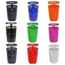 Fassmöbel Tisch Stehtisch Ölfass Partytisch mehrere Farben 108 cm hoch 57 cm Ø