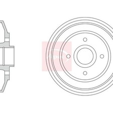 Tambour de frein Citroen DS