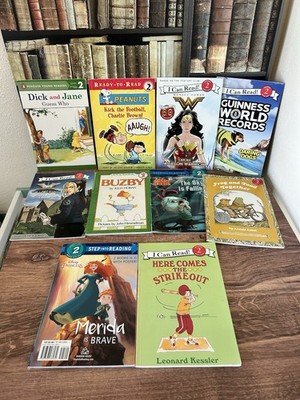 Lot of 10 Level 2 BOOKS ~RL~Ready to-I Can Step into Learn Read (0173)