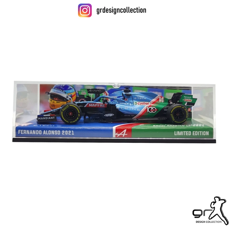 Fernando Alonso - Alpine F1 A521 - 2021 Saudi Arabian GP / Altaya - IXO / 1:43 - Immagine 2 di 4