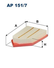 FILTRON Luftfilter AP 151/7 Filtereinsatz für FORD FIESTA 7 HJ HF PUMA J2K CF7