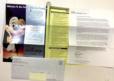 Disney cast exclusive &ldquo;2004 SILVER PASS&rdquo; including letter & use guidelines
