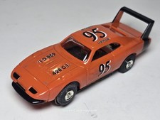 Auto World T-Jet Dodge Charger Daytona Jason Cash Black HO Orange Slot Car