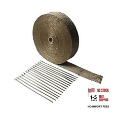 2"x 100'Titanium Exhaust Heat Wrap For Car 2 inches X 100 feet roll