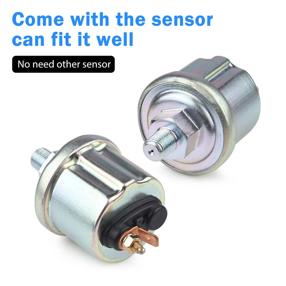 Oil Pressure Gauge 0-150 PSI DC12V Press Gauge Meter Kit 2inches 52mm For Car …… - Imagem 4 de 4