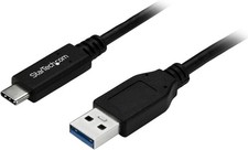 Image of StarTech.com USB to USB C Cable – 1m / 3 ft – 5Gbps – USB A to USB C – USB Type