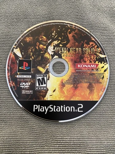 Metal Gear Solid 3: Snake Eater (Playstation 2, US) - Disc Only, Tested
