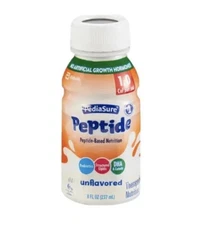 Pediasure Peptide 1.0 Unflavored Drink 24 Bottles Supplement Case Exp 01/2026