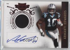 2010 Panini Plates & Patches 671/699 Armanti Edwards #202 Auto c7e
