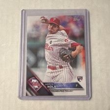 2016 Topps Series One Aaron Nola Rookie Pitching #133 Phillies Baseball