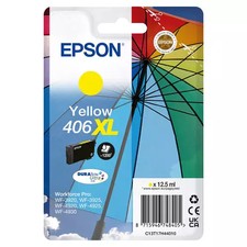 Epson Singlepack Yellow 406XL Umbrella DURABrite Ultra Ink
