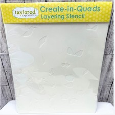 Taylored Expressions Create In Quads FLIT  FLUTTER Layering Stencils