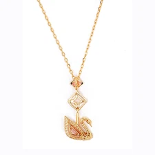 New Swarovski Pink Swan Necklace Pendant Accessory 5473024 ​