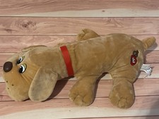 2019 Hasbro Pound Puppy Light Brown w/ Red Collar 16" Plush