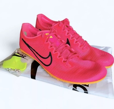 Nike Zoom Mamba 6 Hyper Pink Racing Track Spikes DR2733-600 Men s Size 8
