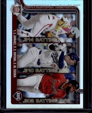 2025 Topps Series 1 NL Batting Avg Leaders Arraez Ohtani Ozuna #347
