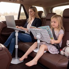 2 in 1 Portable Car Desk for Laptop Car Seat Tray Table Adjustable Height 11....