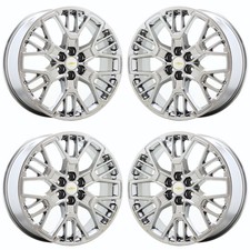 21 Chevrolet Blazer Bright Chrome Wheels Rims Factory Oem Set 14085 Exchange