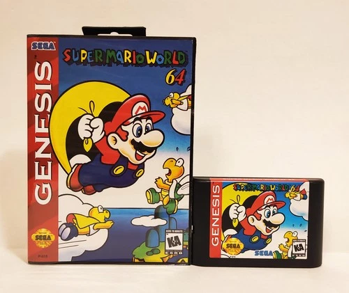 Super Mario World 64 for Sega Genesis/Mega Drive