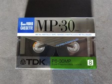 NINE New in Package  TDK P6-30MP, 8mm Video Cassette Tapes MP-30