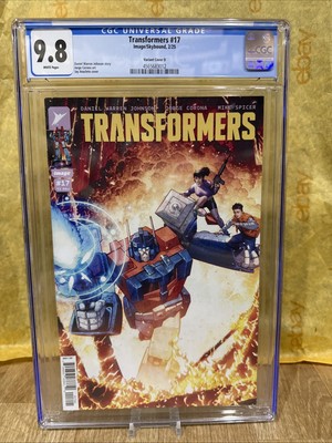 Transformers #17 1:25 Anacleto & Fajardo Jr Variant Graded Cgc 9.8 Comic CVR D