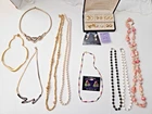 Vintage Costume Jewelry Mixed Lot Necklaces & Earrings wearable resellable