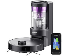 Eureka NERE10s Robot Aspirapolvere Lavapavimenti con Stazione, Lidar e APP