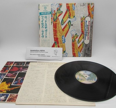 Rod Stewart Faces Live Coast to Coast mit Obi Japan Vinyl LP P8418W S2351