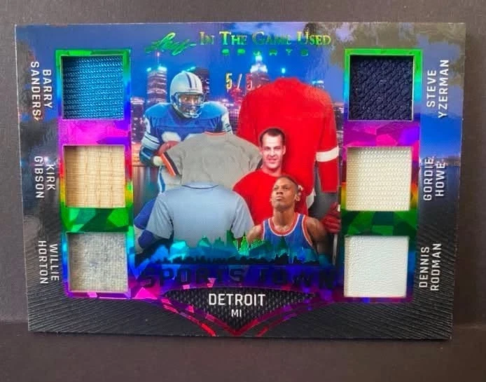 Dennis Rodman Serial Numbered Basketball Sports Trading Card