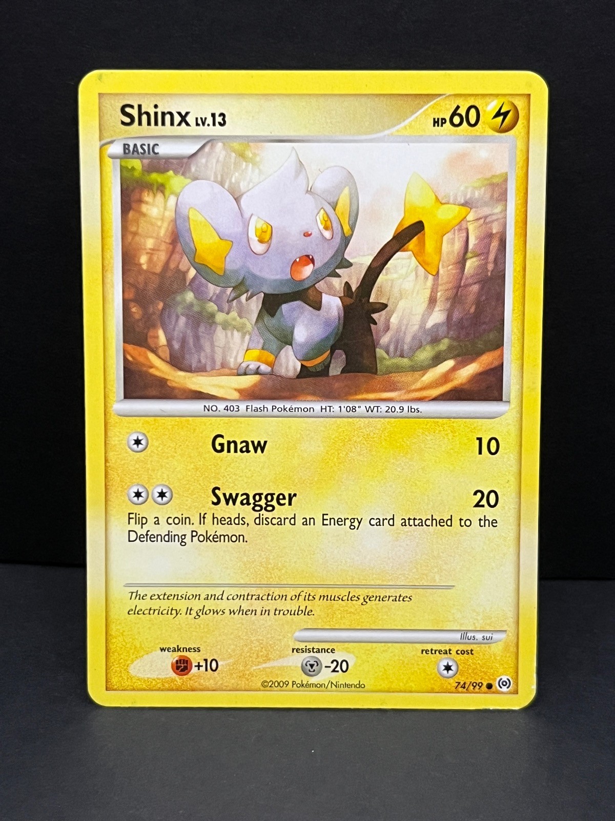 Shinx 74/99 Common Arceus Pokemon Moderately Played