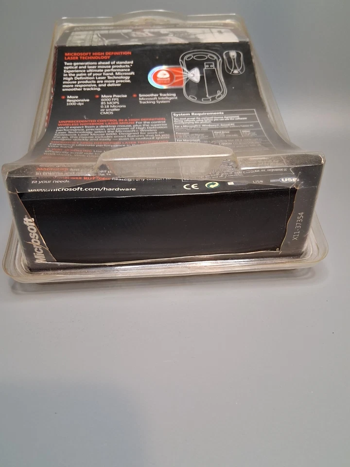 Microsoft Wireless Notebook Laser Mouse 6000 Mac 1000dpi B5W-00001 1054 1051 New - Image 3 of 3