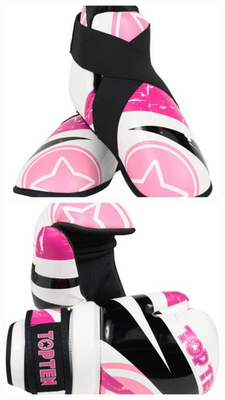 #ad TOP TEN OPEN HAND URBAN ARTS PINK GloveS Boot KICKS TKD KARATE SAFETY GEAR SET $128.88