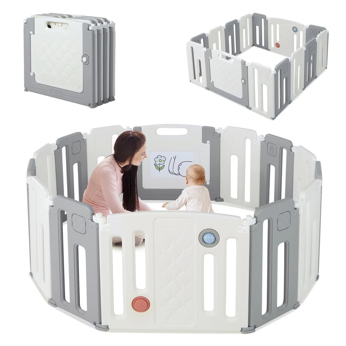 14 panel on sale baby playpen