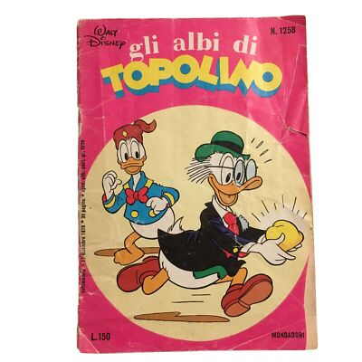 1978 Walt Disney  gli albi di TOPOLINO, Italian Comic Donald Duck, N. 1258