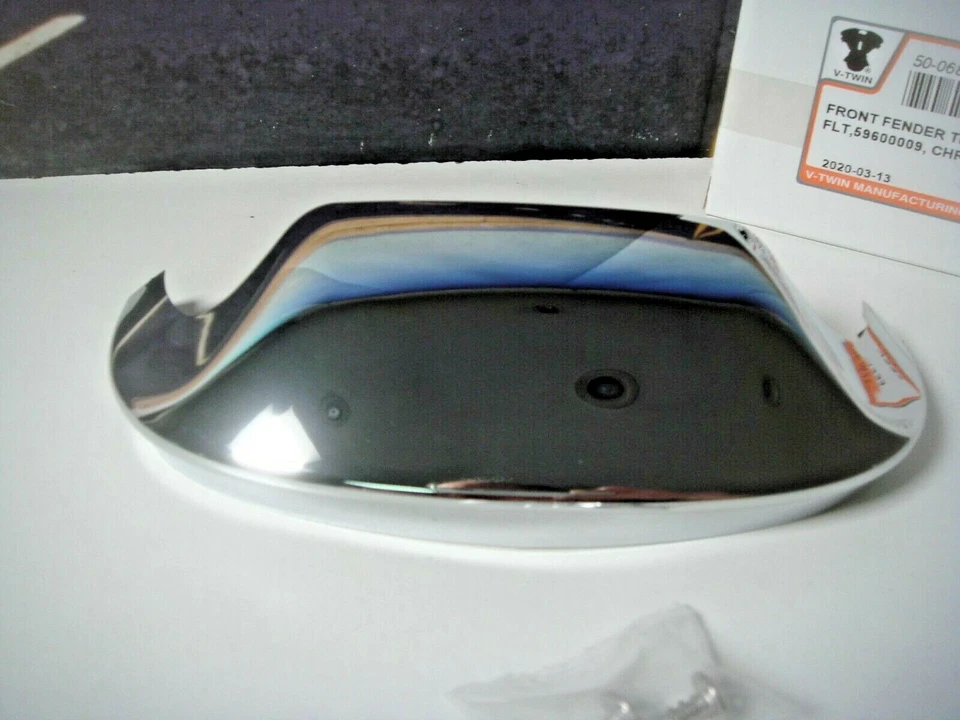 Punta de guardabarros delantero Harley para Road King FLT cromada 2014-2020 V-Twin 50-0684 Y2 Foto 2 de 4