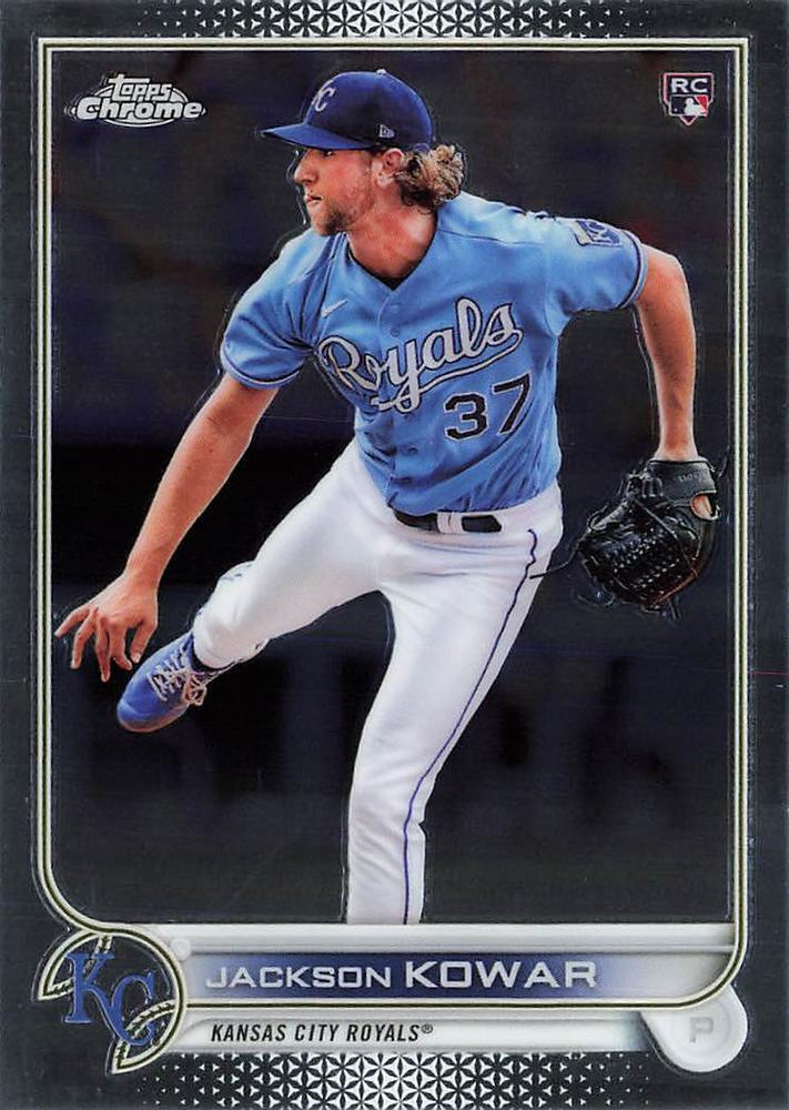 2022 Topps Chrome Jackson Kowar #188 Kansas City Royals