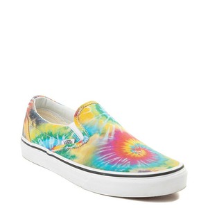 tie dye white vans