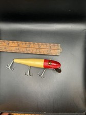 Vintage Paw Paw Fluted Pikie Wood Fishing Lure, 1935
